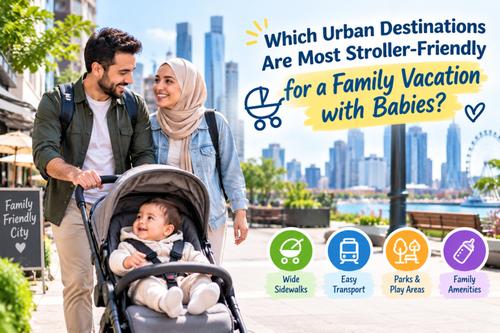 Which Urban Destinations Are Most Stroller-Friendly for a Family Vacation with Babies?